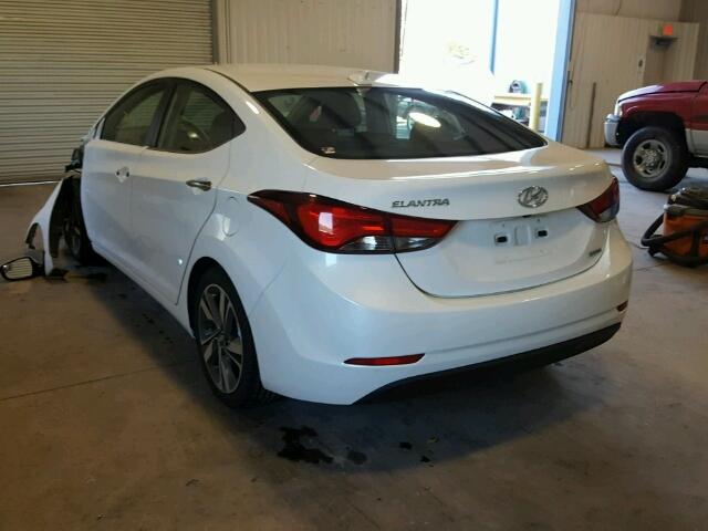 5NPDH4AE9FH601866 - 2015 HYUNDAI ELANTRA SE WHITE photo 3