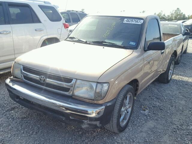 4TANL42N9XZ457033 - 1999 TOYOTA TACOMA TAN photo 2