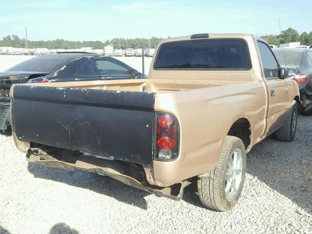 4TANL42N9XZ457033 - 1999 TOYOTA TACOMA TAN photo 4