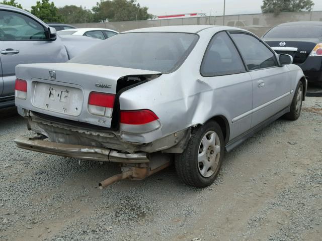 1HGEJ8244YL022712 - 2000 HONDA CIVIC EX SILVER photo 4