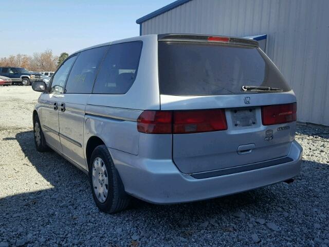 2HKRL18551H517433 - 2001 HONDA ODYSSEY LX SILVER photo 3