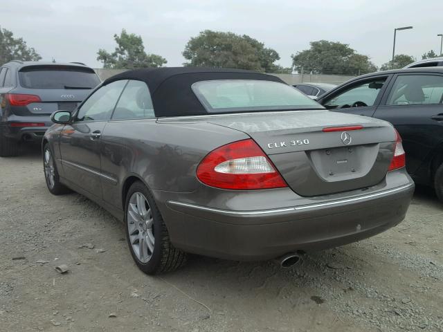 WDBTK56F49T107692 - 2009 MERCEDES-BENZ CLK 350 GRAY photo 3