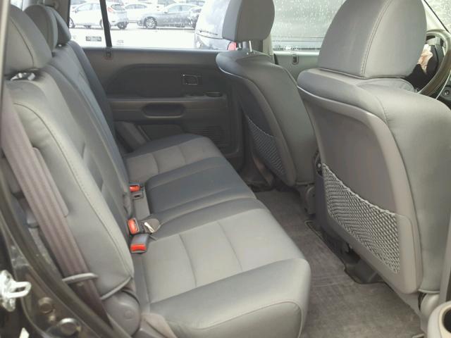 5FNYF28196B042140 - 2006 HONDA PILOT LX GRAY photo 6