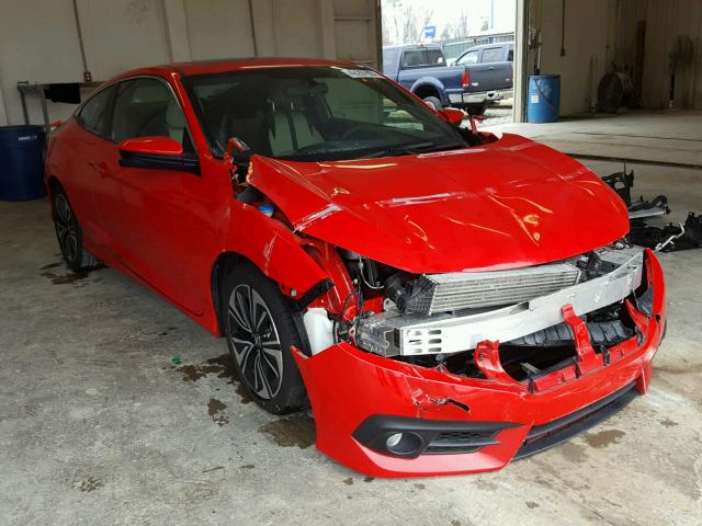 2HGFC3B37GH360688 - 2016 HONDA CIVIC EX RED photo 1