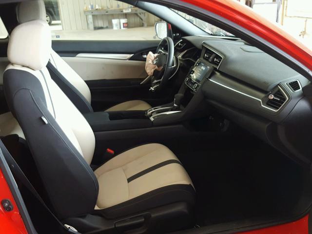 2HGFC3B37GH360688 - 2016 HONDA CIVIC EX RED photo 5