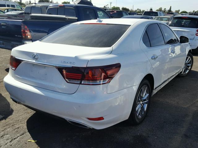 JTHBL5EF3D5123051 - 2013 LEXUS LS 460 WHITE photo 4