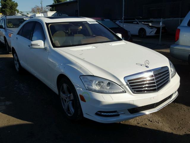 WDDNG7BB2AA330135 - 2010 MERCEDES-BENZ S 550 WHITE photo 1