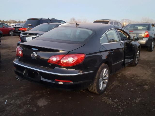 WVWMP7AN6CE514667 - 2012 VOLKSWAGEN CC SPORT BLACK photo 4