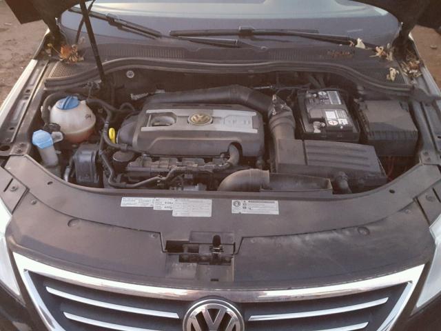 WVWMP7AN6CE514667 - 2012 VOLKSWAGEN CC SPORT BLACK photo 7