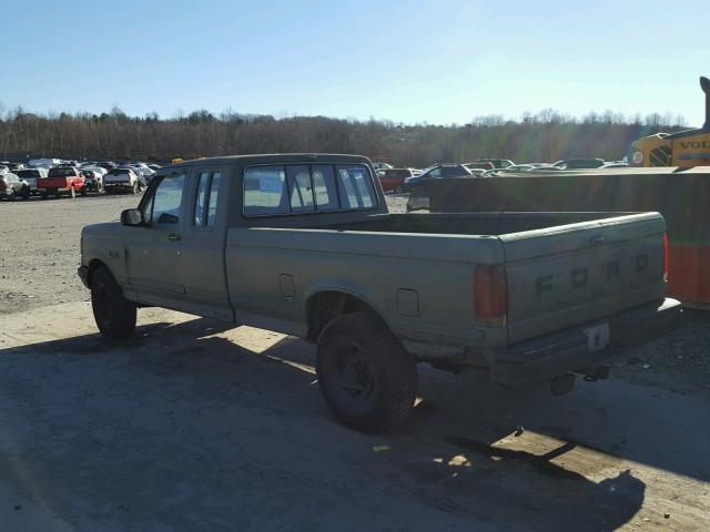 1FTHX25H1JKB09825 - 1988 FORD F250 GREEN photo 3