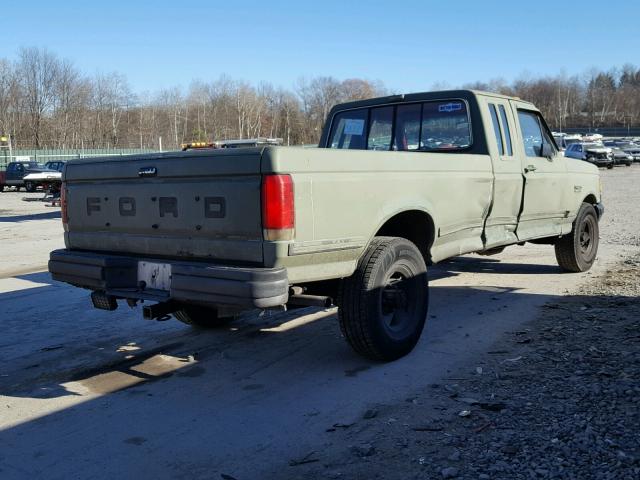 1FTHX25H1JKB09825 - 1988 FORD F250 GREEN photo 4