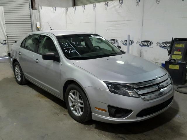 3FAHP0GA9CR440497 - 2012 FORD FUSION S SILVER photo 1