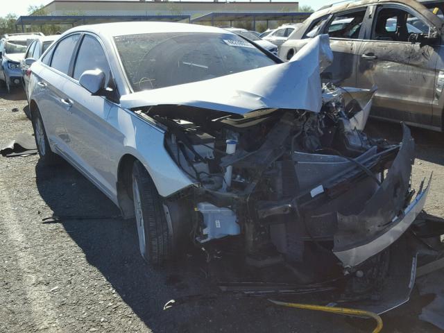 5NPE24AF2FH237949 - 2015 HYUNDAI SONATA SE GRAY photo 1