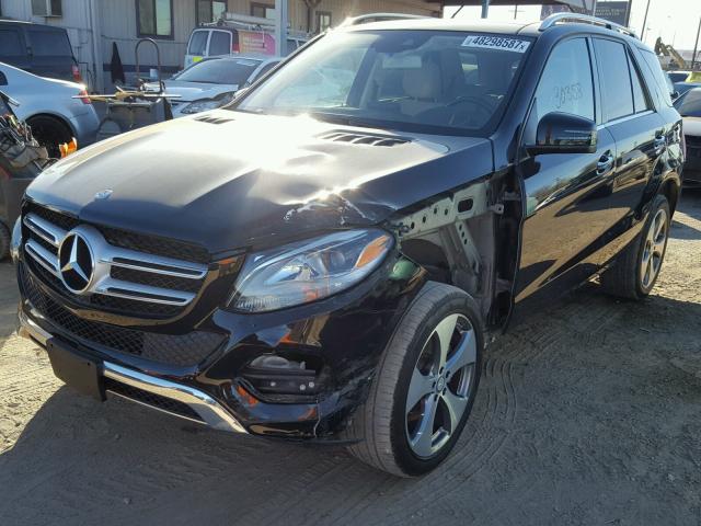 4JGDA5JB2GA640075 - 2016 MERCEDES-BENZ GLE 350 BLACK photo 2