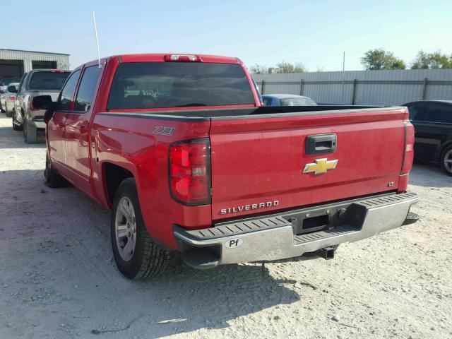 3GCPCRECXFG249620 - 2015 CHEVROLET SILVERADO RED photo 3