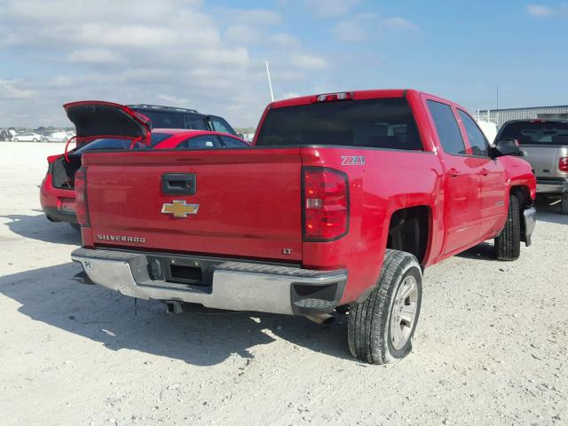 3GCPCRECXFG249620 - 2015 CHEVROLET SILVERADO RED photo 4