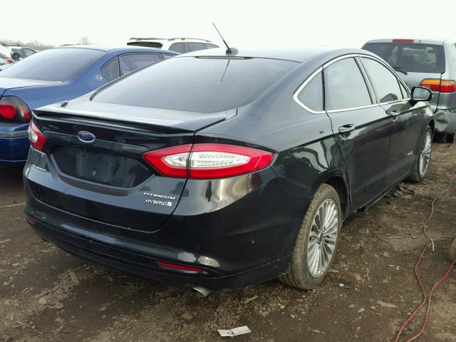 3FA6P0RU1ER246838 - 2014 FORD FUSION TIT BLACK photo 4