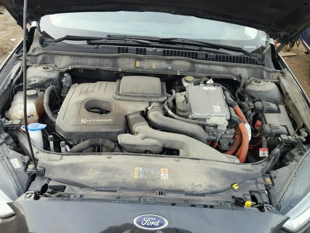 3FA6P0RU1ER246838 - 2014 FORD FUSION TIT BLACK photo 7