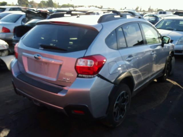 JF2GPAGC7E8312519 - 2014 SUBARU XV CROSSTR SILVER photo 4