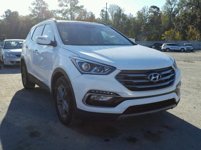 5XYZU3LBXHG458077 - 2017 HYUNDAI SANTA FE S WHITE photo 1