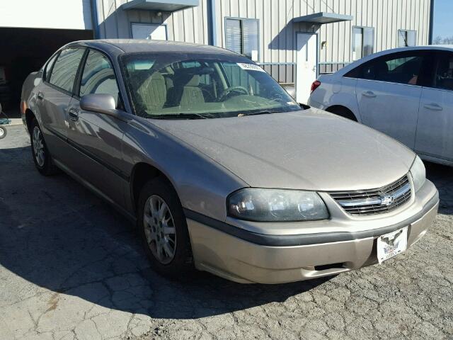 2G1WF52E239151648 - 2003 CHEVROLET IMPALA TAN photo 1