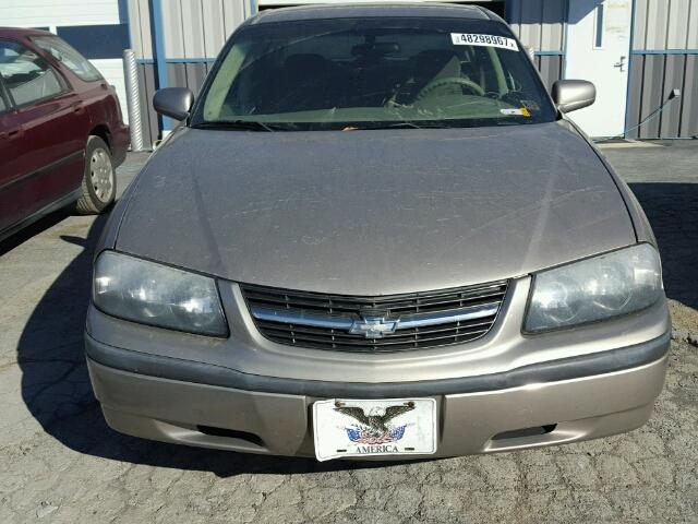 2G1WF52E239151648 - 2003 CHEVROLET IMPALA TAN photo 9