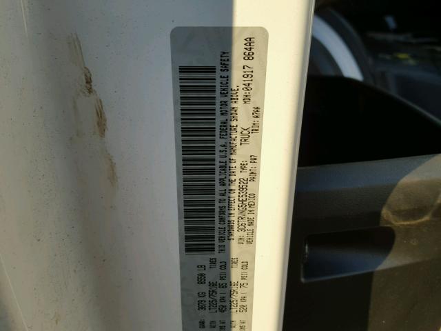 3C6TRVNG5HE539522 - 2017 RAM PROMASTER 白色 照片 10