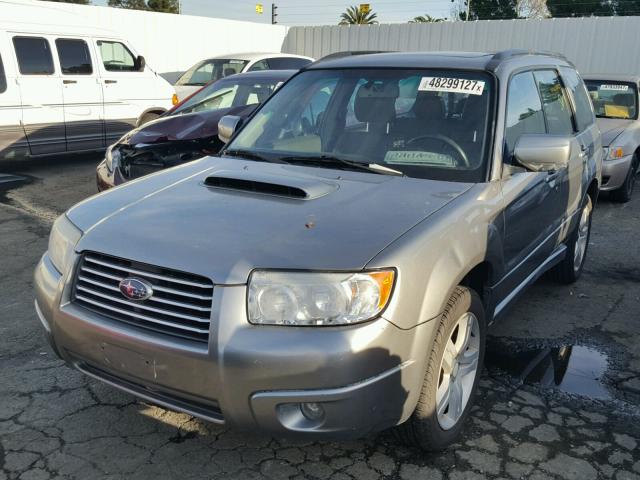 JF1SG69667H714666 - 2007 SUBARU FORESTER 2 GRAY photo 2