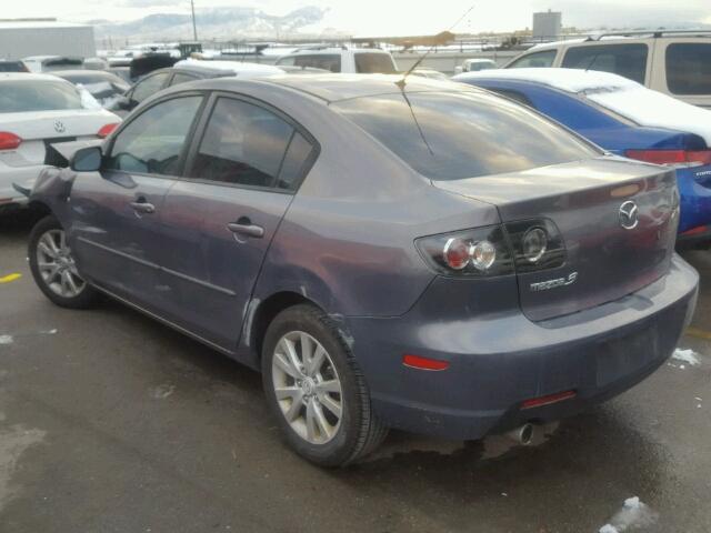 JM1BK32FX81826138 - 2008 MAZDA 3 I GRAY photo 3