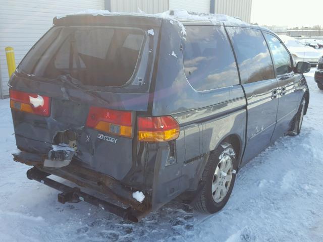 5FNRL18643B058633 - 2003 HONDA ODYSSEY EX GRAY photo 4