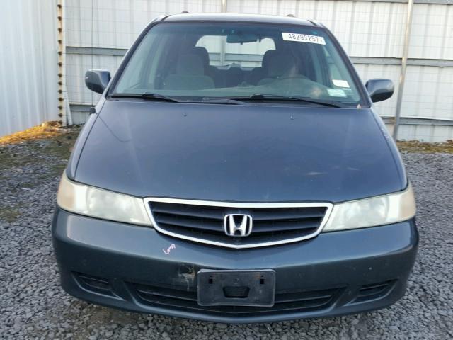 5FNRL18643B058633 - 2003 HONDA ODYSSEY EX GRAY photo 9