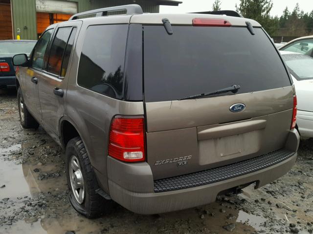 1FMZU72E02ZC17538 - 2002 FORD EXPLORER X BROWN photo 3