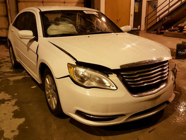 1C3CCBAB9CN205442 - 2012 CHRYSLER 200 LX WHITE photo 1