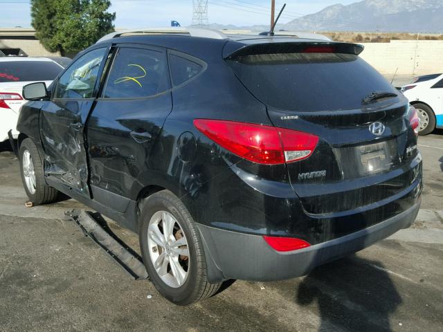 KM8JU3AC7BU158877 - 2011 HYUNDAI TUCSON GLS BLACK photo 3