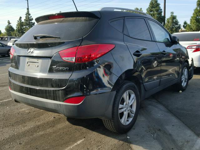 KM8JU3AC7BU158877 - 2011 HYUNDAI TUCSON GLS BLACK photo 4