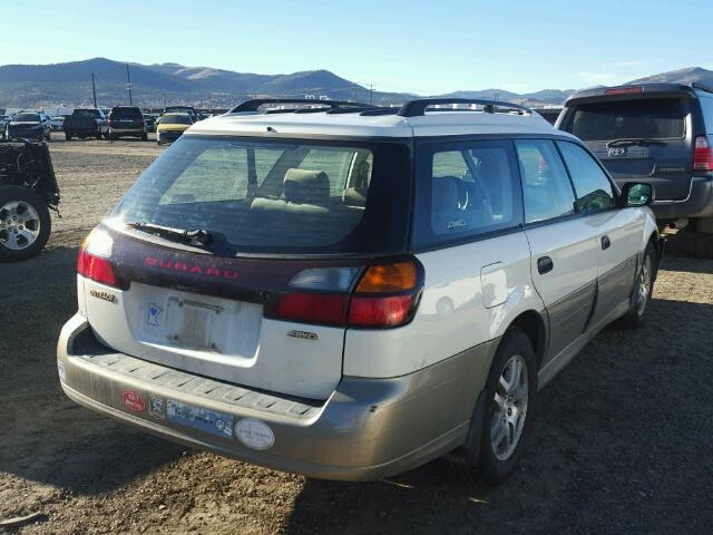 4S3BH675637618618 - 2003 SUBARU LEGACY OUT WHITE photo 4