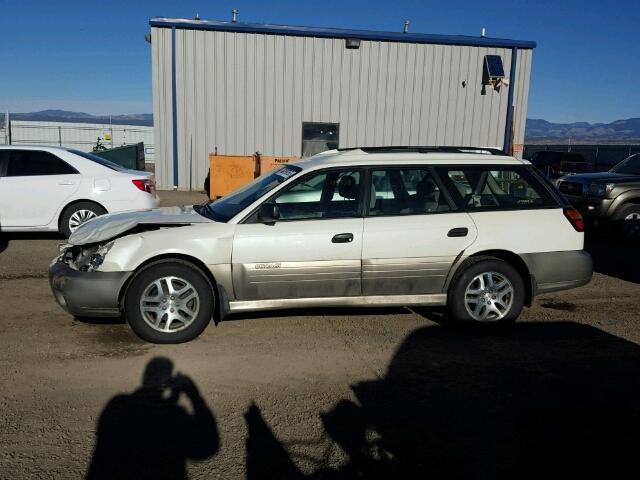 4S3BH675637618618 - 2003 SUBARU LEGACY OUT WHITE photo 9