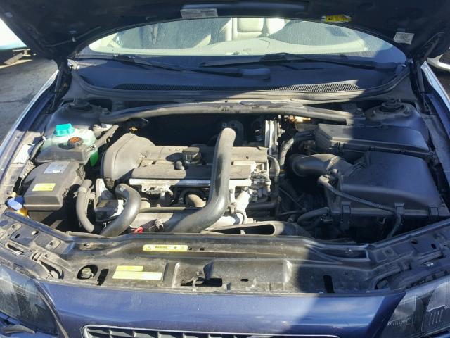 YV1RS53D922126646 - 2002 VOLVO S60 T5 BLUE photo 7