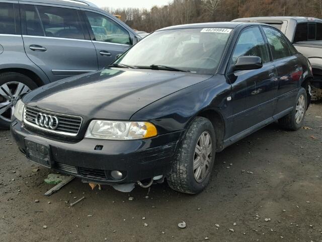 WAUDC68D21A089131 - 2001 AUDI A4 1.8T QU BLACK photo 2