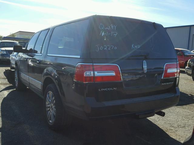 5LMFL27598LJ02270 - 2008 LINCOLN NAVIGATOR BLACK photo 3