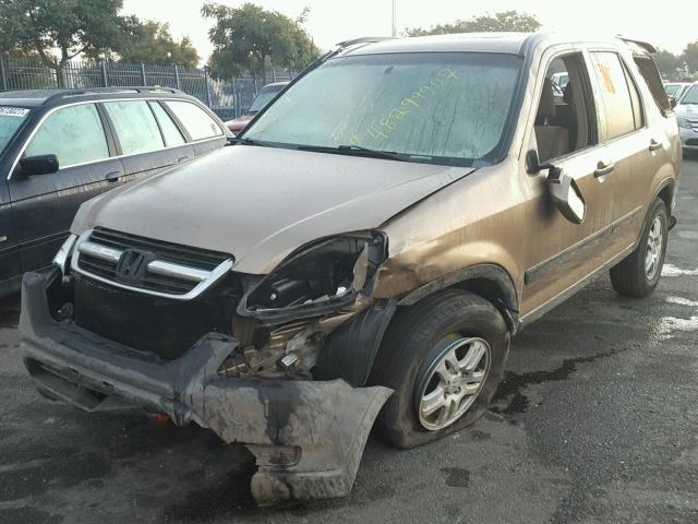 SHSRD78884U229587 - 2004 HONDA CR-V EX ოქროსფერი ფოტო 2