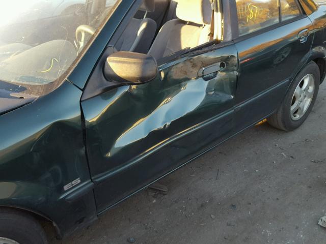 JM1BJ223XY0302089 - 2000 MAZDA PROTEGE ES 绿色 照片 9