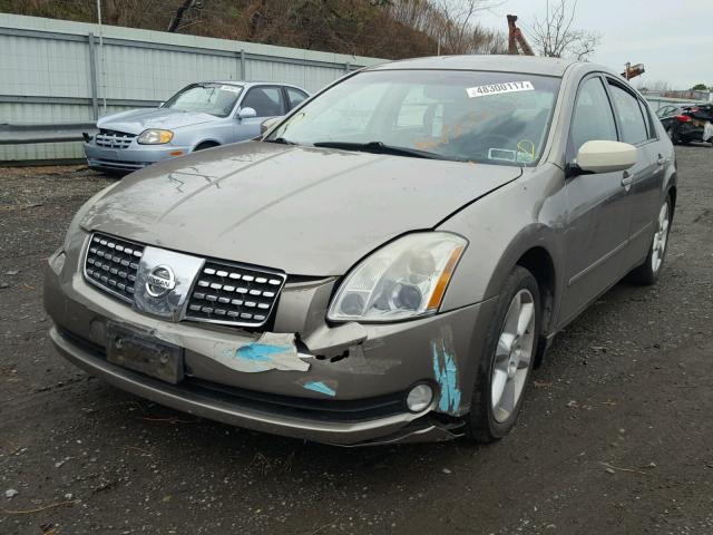 1N4BA41E24C893919 - 2004 NISSAN MAXIMA SE GRAY photo 2