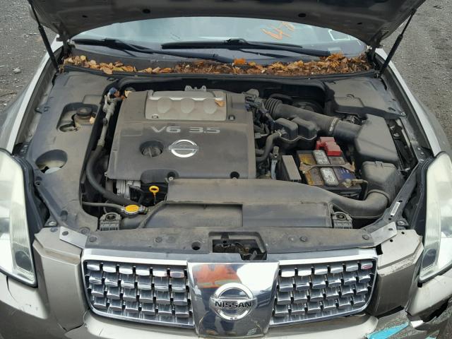 1N4BA41E24C893919 - 2004 NISSAN MAXIMA SE GRAY photo 7