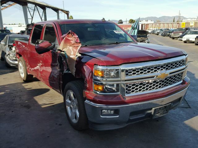 3GCPCREC4EG280490 - 2014 CHEVROLET SILVERADO BURGUNDY photo 1