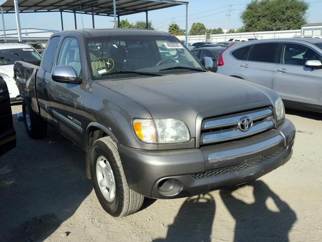 5TBRT34184S447092 - 2004 TOYOTA TUNDRA ACC GRAY photo 1