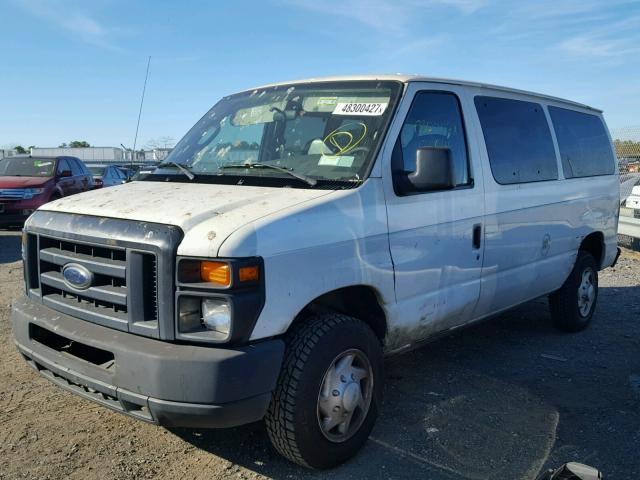 1FBNE31L78DA42420 - 2008 FORD ECONOLINE WHITE photo 2