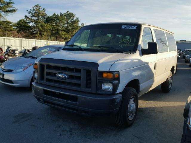 1FBNE31L08DA42419 - 2008 FORD ECONOLINE WHITE photo 2