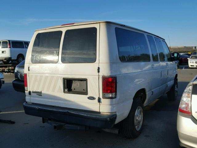 1FBNE31L08DA42419 - 2008 FORD ECONOLINE WHITE photo 4