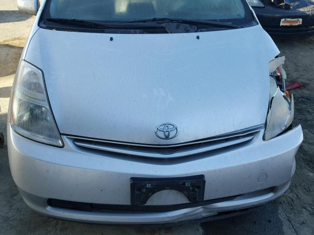 JTDKB20U677686855 - 2007 TOYOTA PRIUS GRAY photo 7